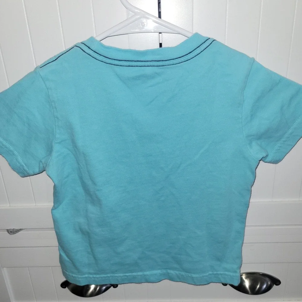 Gymboree Toddler Boys 2T Graphic Tee Bundle Dinosaur Shark Cotton Shirts 2pk